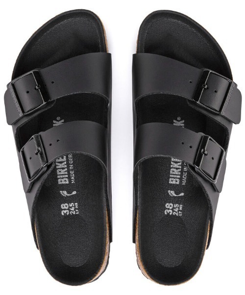 BIRKENSTOCK(ビルケンシュトック)の「BIRKENSTOCK/ビルケンシュトック Arizona BF アリゾナ ビルコフロー レディース サンダル コルク 細身シルエット幅 1019069(サンダル・レディース・ブラック×ブラック・23.0cm/24.0cm/24.5cm)」の4枚目の写真