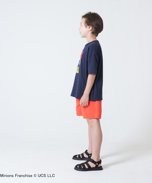 MINIONS（ミニオンズ）の「キッズ ミニオンコラボ半袖Tシャツ（Tシャツ/カットソー・キッズ・ネイビー/グレー・100/130/140/110/120）」の6枚目の写真