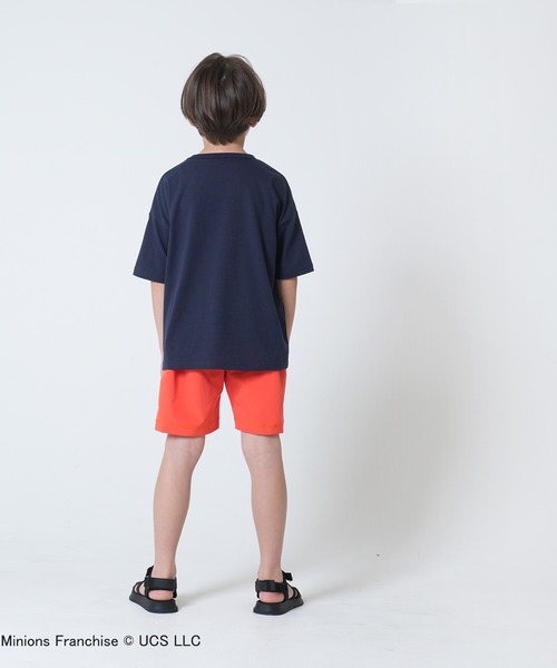 MINIONS（ミニオンズ）の「キッズ ミニオンコラボ半袖Tシャツ（Tシャツ/カットソー・キッズ・ネイビー/グレー・100/130/140/110/120）」の8枚目の写真