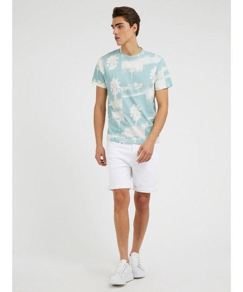 Guess（ゲス）の「Eco Basic La Palms Tree Tee Tシャツ（Tシャツ/カットソー・メンズ・ブラック/ブルー・MEDIUM/X-LARGE/SMALL/LARGE）」の5枚目の写真