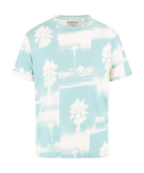 Guess（ゲス）の「Eco Basic La Palms Tree Tee Tシャツ（Tシャツ/カットソー・メンズ・ブラック/ブルー・MEDIUM/X-LARGE/SMALL/LARGE）」の11枚目の写真