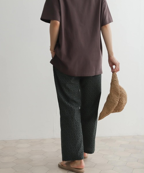 URBAN RESEARCH DOORS（アーバンリサーチドアーズ）の「プリントイージーパンツ（その他パンツ・レディース・グリーン/ネイビー・MEDIUM）」の8枚目の写真