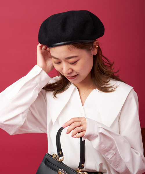 JOURNAL STANDARD relume（ジャーナルスタンダード　レリューム）の「《追加》RELUME ベレー（ハンチング/ベレー帽・レディース・チャコールグレー/ブラック・FREE）」の11枚目の写真