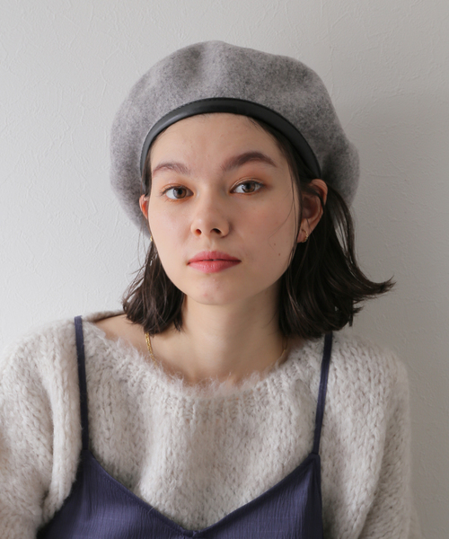 JOURNAL STANDARD relume（ジャーナルスタンダード　レリューム）の「《追加》RELUME ベレー（ハンチング/ベレー帽・レディース・チャコールグレー/ブラック・FREE）」の8枚目の写真