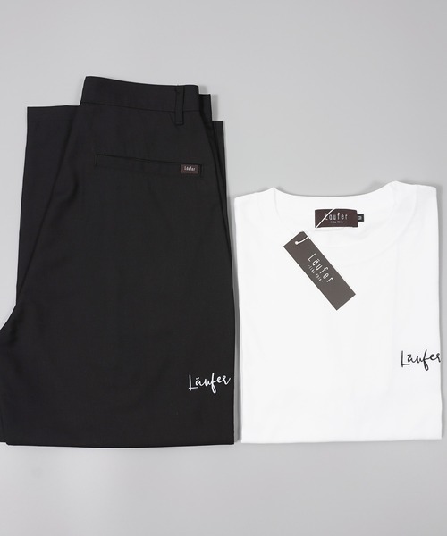 Laufer（ロイファー）の「【Laufer】胸ワンポイント刺繍 ルーズTシャツ / One point embroidery loose T-shirt / オーバーサイズ Tシャツ ビッグシルエット ビッグT（Tシャツ/カットソー・メンズ・ホワイト/ブラック/アイボリー・M/L）」の18枚目の写真