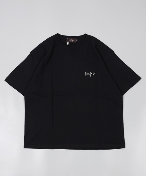 Laufer（ロイファー）の「【Laufer】胸ワンポイント刺繍 ルーズTシャツ / One point embroidery loose T-shirt / オーバーサイズ Tシャツ ビッグシルエット ビッグT（Tシャツ/カットソー・メンズ・ホワイト/ブラック/アイボリー・M/L）」の9枚目の写真
