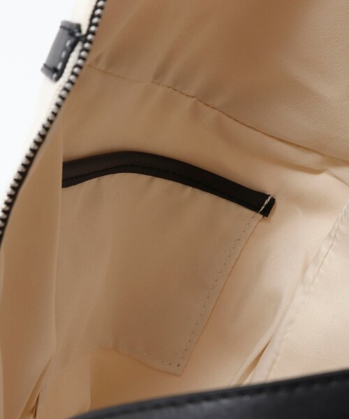 Kabinett(カビネ)の「【Kabinett/カビネ】GRID CANVAS BAG グリッドキャンバスバッグ(ショルダーバッグ・レディース・ブラック・FREE)」の9枚目の写真