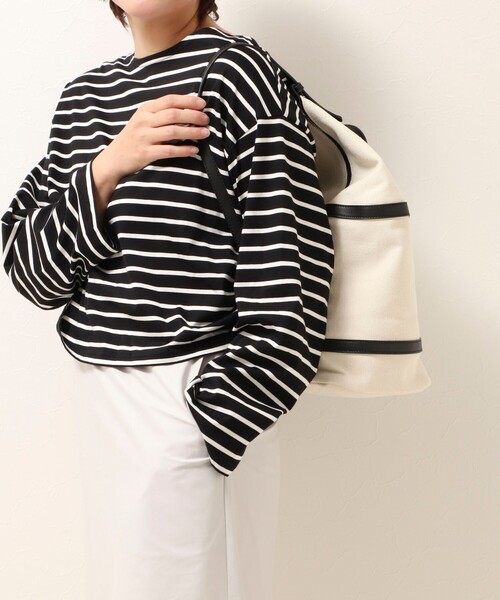 Kabinett(カビネ)の「【Kabinett/カビネ】GRID CANVAS BAG グリッドキャンバスバッグ(ショルダーバッグ・レディース・ブラック・FREE)」の17枚目の写真