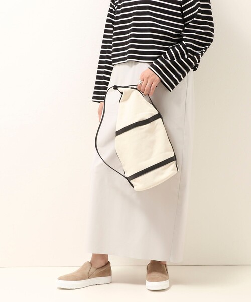 Kabinett(カビネ)の「【Kabinett/カビネ】GRID CANVAS BAG グリッドキャンバスバッグ(ショルダーバッグ・レディース・ブラック・FREE)」の12枚目の写真