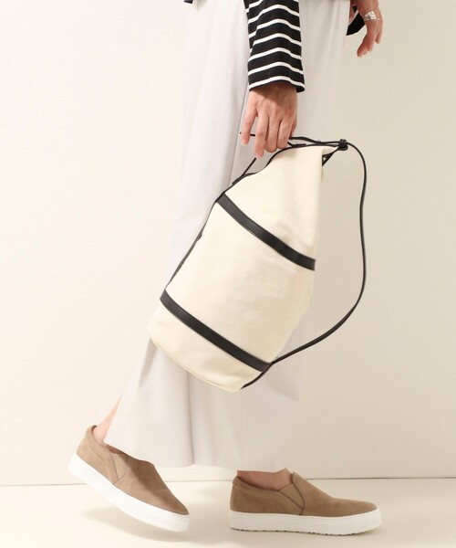 Kabinett(カビネ)の「【Kabinett/カビネ】GRID CANVAS BAG グリッドキャンバスバッグ(ショルダーバッグ・レディース・ブラック・FREE)」の14枚目の写真