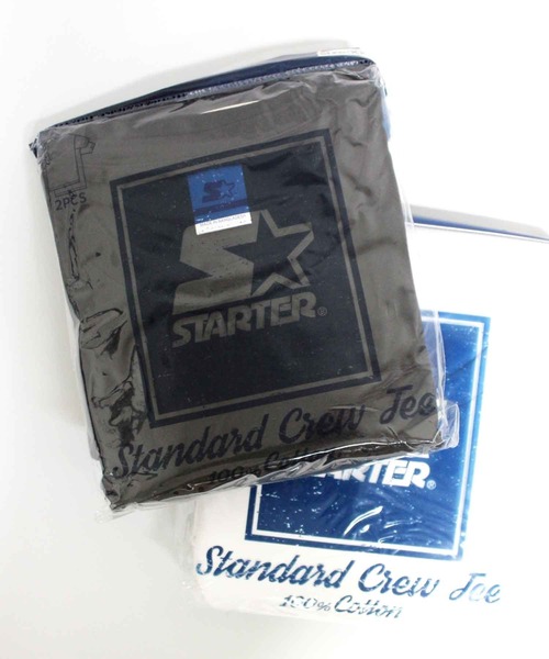 STARTER（スターター）の「【STARTER】スターター 23SS 2PACK セット 半袖 ショートスリーブ  Tシャツ 1634090（Tシャツ/カットソー・メンズ・ホワイト/ブラック・S/M/L/XL/XXL）」の2枚目の写真
