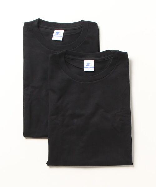 STARTER（スターター）の「【STARTER】スターター 23SS 2PACK セット 半袖 ショートスリーブ  Tシャツ 1634090（Tシャツ/カットソー・メンズ・ホワイト/ブラック・S/M/L/XL/XXL）」の6枚目の写真
