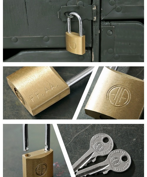 MILITARY（ミリタリー）の「実物 新品 イタリア軍 METAL PADLOCK