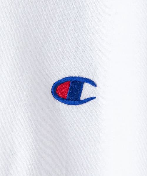 Champion(チャンピオン)の「【CHAMPION/チャンピオン】USAコットン ワンポイントブランドロゴ刺繍 ラグランロンT サスティナブル(Tシャツ/カットソー・メンズ・ネイビー/杢グレー/ブラウン/ブラック・MEDIUM/SMALL/LARGE/X-LARGE)」の13枚目の写真