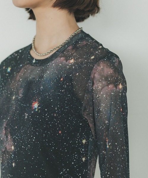 オプティカルクルートップ（Tシャツ/カットソー）｜PUBLIC TOKYO