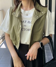 WEGO | WEGO/ナイロンショートベスト(ベスト)