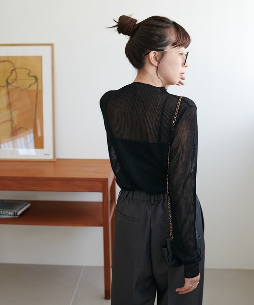 DISCOAT（ディスコート）の「シアーリブハイネックプルオーバー（T