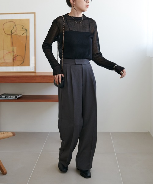 DISCOAT（ディスコート）の「シアーリブハイネックプルオーバー（T