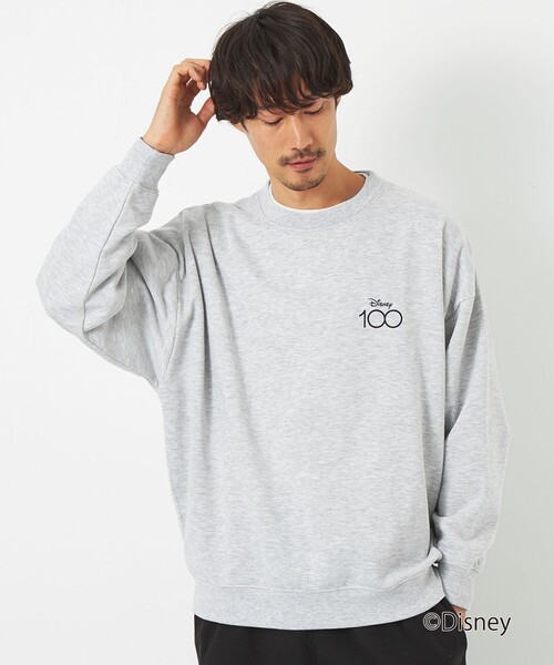 Disney(ディズニー)の「【WEBオリジナル】<GLR or>DISNEY100 ミッキーマウス / 長袖 スウェット(スウェット・メンズ・ブラック/グレー/ネイビー/オフホワイト・L/M/S/XL)」の6枚目の写真
