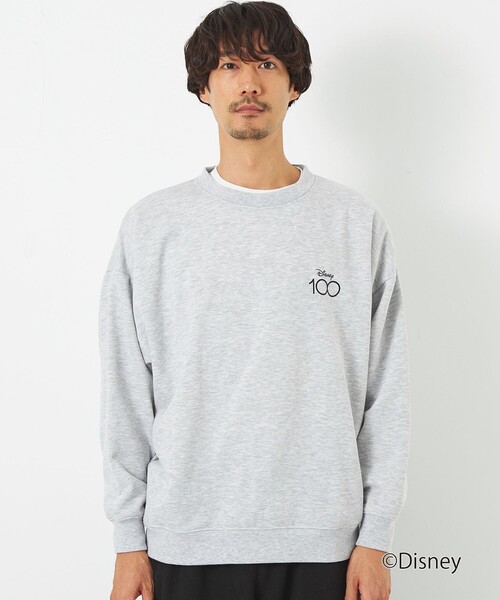 Disney(ディズニー)の「【WEBオリジナル】<GLR or>DISNEY100 ミッキーマウス / 長袖 スウェット(スウェット・メンズ・ブラック/グレー/ネイビー/オフホワイト・L/M/S/XL)」の7枚目の写真