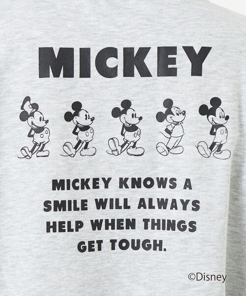 Disney(ディズニー)の「【WEBオリジナル】<GLR or>DISNEY100 ミッキーマウス / 長袖 スウェット(スウェット・メンズ・ブラック/グレー/ネイビー/オフホワイト・L/M/S/XL)」の14枚目の写真