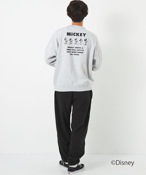Disney(ディズニー)の「【WEBオリジナル】<GLR or>DISNEY100 ミッキーマウス / 長袖 スウェット(スウェット・メンズ・ブラック/グレー/ネイビー/オフホワイト・L/M/S/XL)」の16枚目の写真
