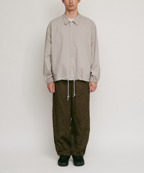 DIGAWEL(ディガウェル)の「Coach L/S shirt jacket(その他アウター・メンズ・チャコールグレー/グレー/レッド系その他・2)」の4枚目の写真
