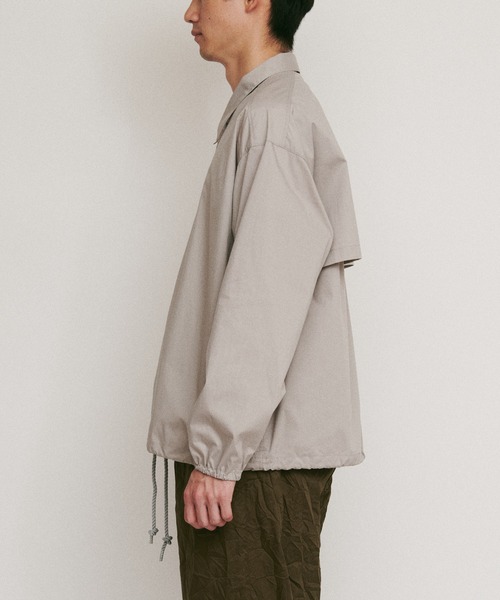 DIGAWEL(ディガウェル)の「Coach L/S shirt jacket(その他アウター・メンズ・チャコールグレー/グレー/レッド系その他・2)」の6枚目の写真