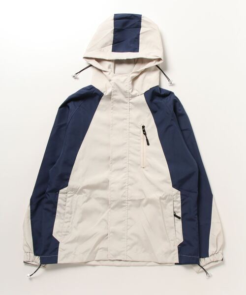 ALL RUNS(オールランズ)の「▲切り替えマウンテンパーカー(マウンテンパーカー・メンズ・ホワイト/ブラック・M/L/XL)」の15枚目の写真
