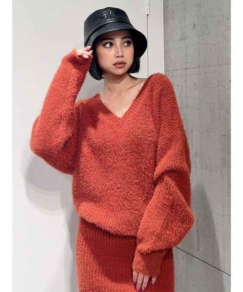 GYDA（ジェイダ）の「symmetry GYDA フェイクレザーバケットHAT（ハット・レディース・ブラック/オフホワイト・FREE）」の9枚目の写真