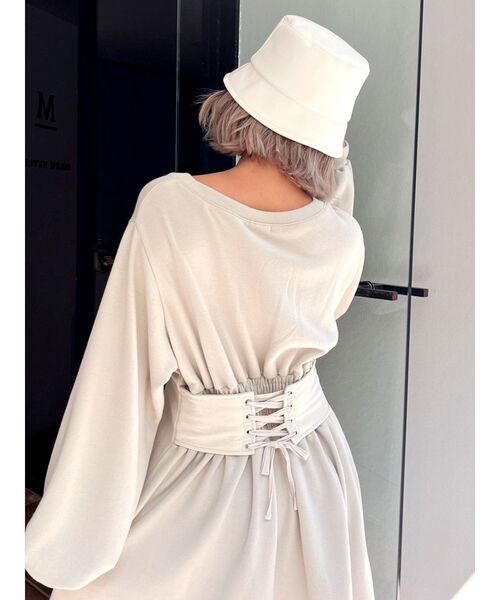 GYDA（ジェイダ）の「symmetry GYDA フェイクレザーバケットHAT（ハット・レディース・ブラック/オフホワイト・FREE）」の17枚目の写真