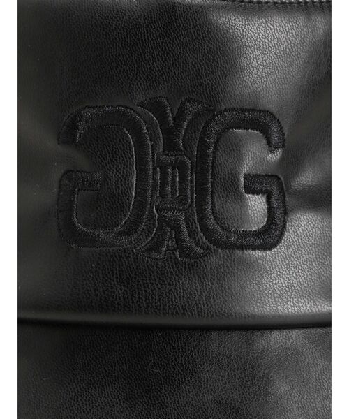 GYDA（ジェイダ）の「symmetry GYDA フェイクレザーバケットHAT（ハット・レディース・ブラック/オフホワイト・FREE）」の12枚目の写真