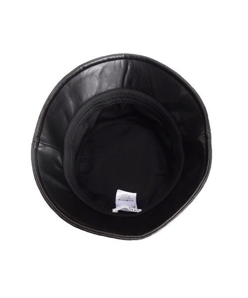 GYDA（ジェイダ）の「symmetry GYDA フェイクレザーバケットHAT（ハット・レディース・ブラック/オフホワイト・FREE）」の11枚目の写真