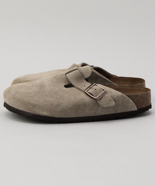 FREAK'S STORE(フリークスストア)の「BIRKENSTOCK/ビルケンシュトック Boston スエード ナロー/ボストン(スリッポン・レディース・ベージュ・36/38/37)」の3枚目の写真
