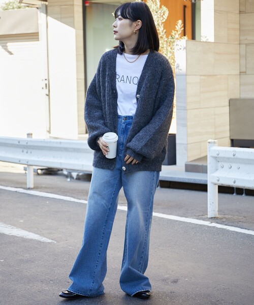 ArguE CulturE ビジュー付き カーディガン ニットセーター 人気 Argue Culture(アーギューカルチャー)のメンズ カーディガン