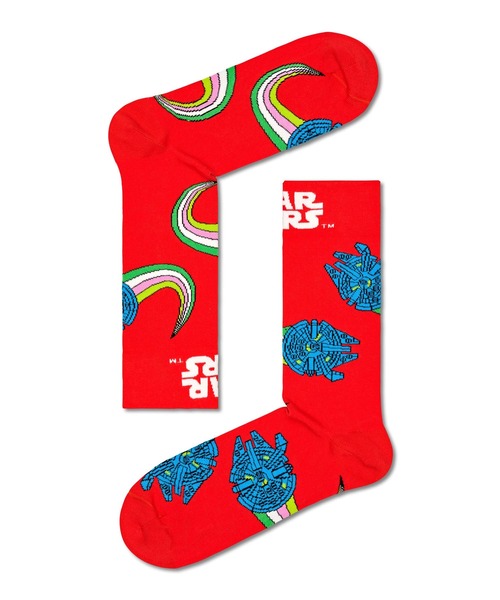 Happy Socks(ハッピーソックス)の「『Happy Socks × Star Wars』 Limited sock(ソックス/靴下・レディース・ブラック/ホワイト/イエロー/ブルー/ライトグリーン/ネイビー/ブラック系その他/レッド・SMALL/MEDIUM)」の8枚目の写真