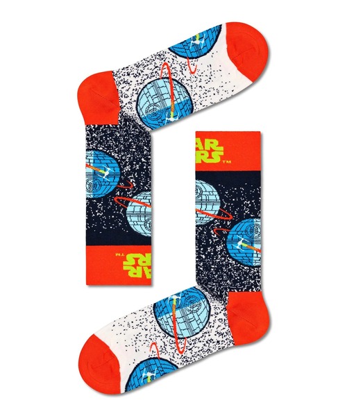 Happy Socks(ハッピーソックス)の「『Happy Socks × Star Wars』 Limited sock(ソックス/靴下・レディース・ブラック/ホワイト/イエロー/ブルー/ライトグリーン/ネイビー/ブラック系その他/レッド・SMALL/MEDIUM)」の1枚目の写真