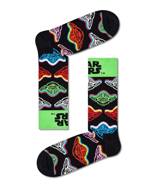 Happy Socks(ハッピーソックス)の「『Happy Socks × Star Wars』 Limited sock(ソックス/靴下・レディース・ブラック/ホワイト/イエロー/ブルー/ライトグリーン/ネイビー/ブラック系その他/レッド・SMALL/MEDIUM)」の2枚目の写真