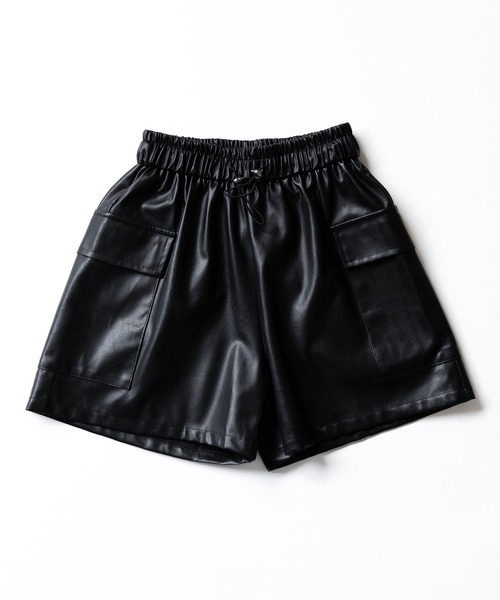 セール】※※【 2color ／ 3size 】ドローコードフェイクレザー