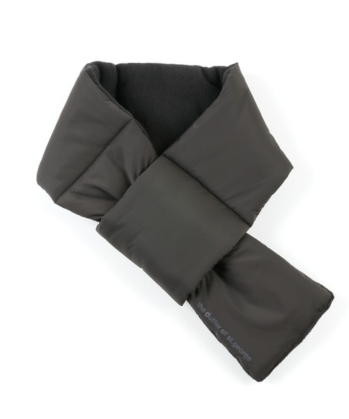 The DUFFER of ST.GEORGE(ザダファーオブセントジョージ)の「PADDING MUFF:中綿マフラー(マフラー・メンズ・グレー/ブラック/ネイビー・F)」の5枚目の写真