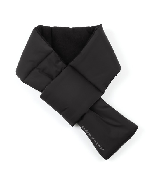 The DUFFER of ST.GEORGE(ザダファーオブセントジョージ)の「PADDING MUFF:中綿マフラー(マフラー・メンズ・グレー/ブラック/ネイビー・F)」の4枚目の写真