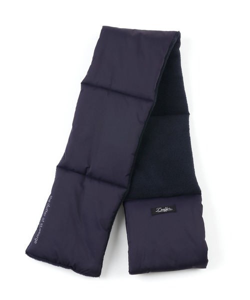 The DUFFER of ST.GEORGE(ザダファーオブセントジョージ)の「PADDING MUFF:中綿マフラー(マフラー・メンズ・グレー/ブラック/ネイビー・F)」の7枚目の写真