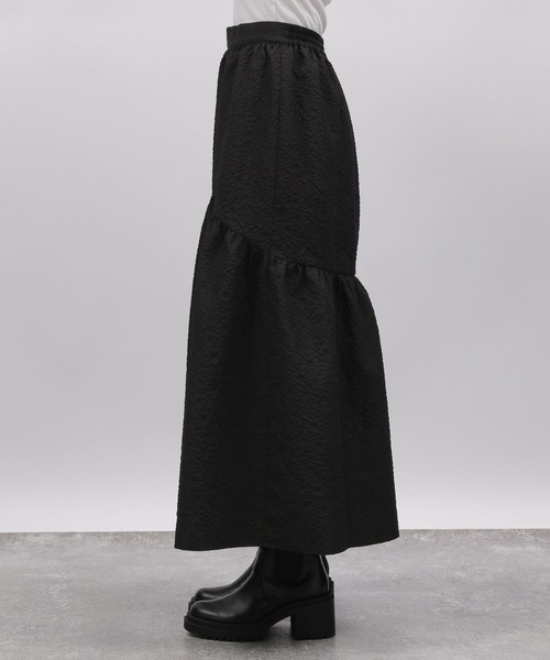 LAKOLE(ラコレ)の「フクレジャガードスカート / 989445(スカート・レディース・ブラウン/ブラック・MEDIUM/SMALL)」の14枚目の写真