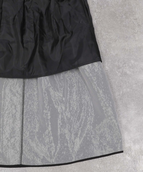 LAKOLE(ラコレ)の「フクレジャガードスカート / 989445(スカート・レディース・ブラウン/ブラック・MEDIUM/SMALL)」の21枚目の写真