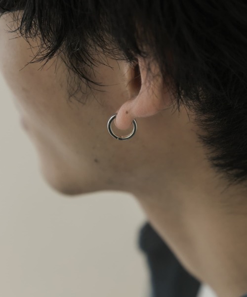 CAREERING フープピアス(両耳用) 301 シルバー CAREERING - 【両耳用】 フープピアス - CRYSTALLIZED 301(SV