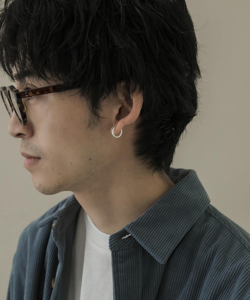 SMELLY(スメリー)の「11mmフープピアス(ピアス(両耳用)・メンズ・シルバー・-)」の5枚目の写真