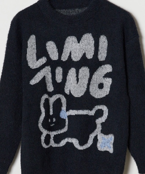 ROOPTOKYO（ループトウキョウ）の「ラビットデザインニット（ニット/セーター・レディース・ホワイト/ブラック/グリーン・S/M）」の5枚目の写真