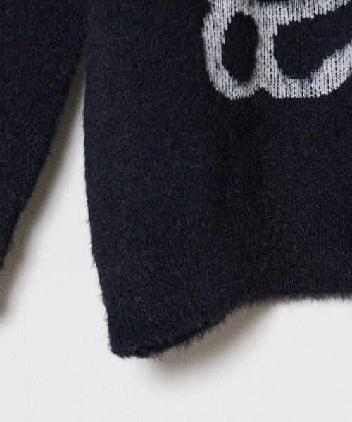 ROOPTOKYO（ループトウキョウ）の「ラビットデザインニット（ニット/セーター・レディース・ホワイト/ブラック/グリーン・S/M）」の7枚目の写真