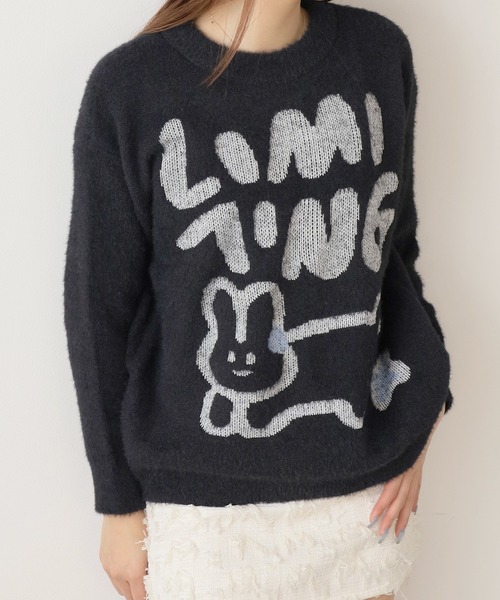 ROOPTOKYO（ループトウキョウ）の「ラビットデザインニット（ニット/セーター・レディース・ホワイト/ブラック/グリーン・S/M）」の13枚目の写真