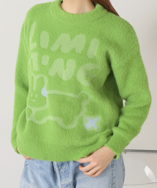 ROOPTOKYO（ループトウキョウ）の「ラビットデザインニット（ニット/セーター・レディース・ホワイト/ブラック/グリーン・S/M）」の15枚目の写真